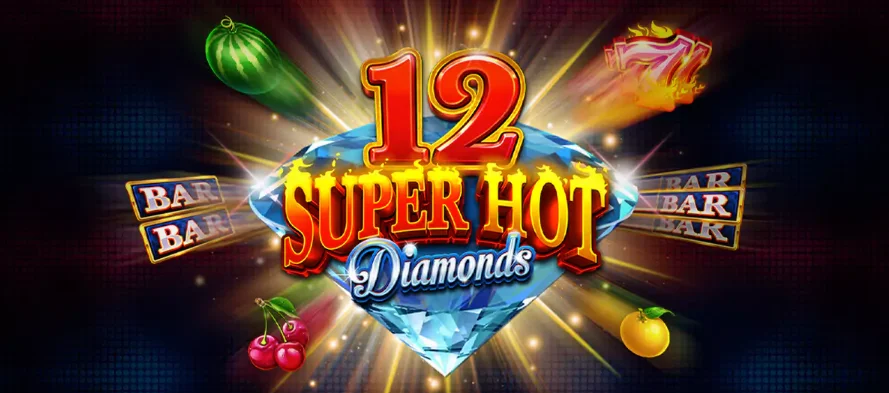 12 Super Hot Diamonds slot game logo