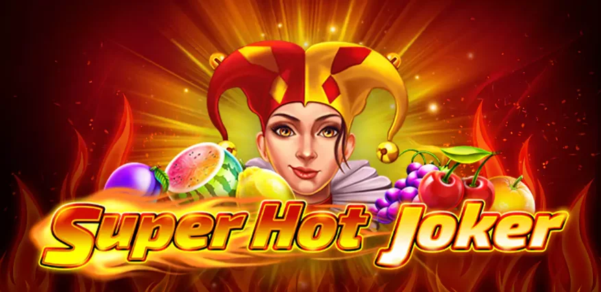 Super Hot Joker slot reels with classic joker symbols