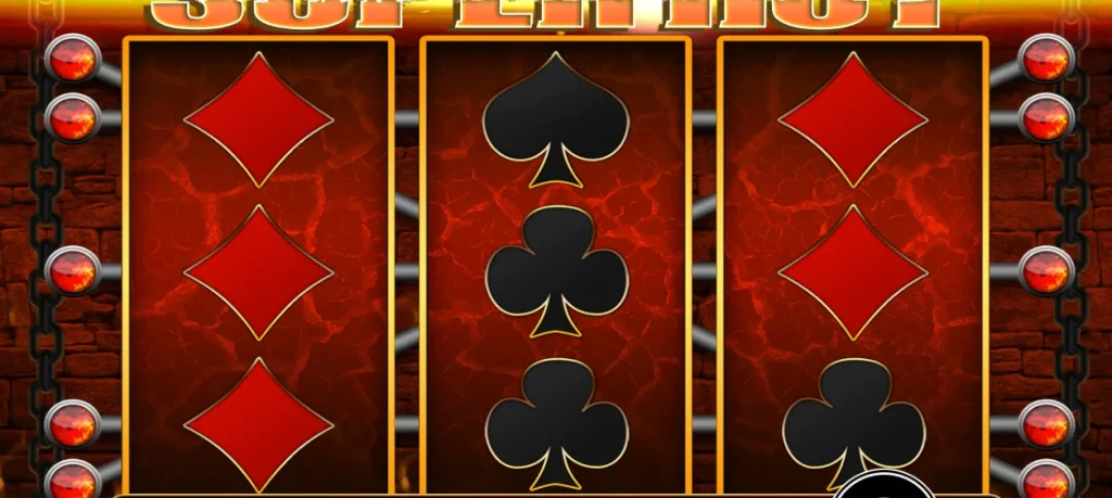 VoltEnt’s Super Hot slot with sevens and star Scatter symbols